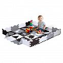 Dětská pěnová puzzle podložka NILS Fun MD03 šedá