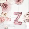 Foliové písmeno Z rose gold 35 cm