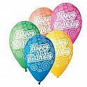 Latexový balonek s potiskem Happy Birthday 1