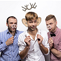 Rekvizity do fotokoutku - parohy-prasečí rypák-uši