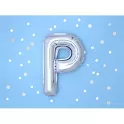 Foliové písmeno P stříbrné 35 cm
