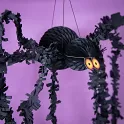 Halloweenská závěsná dekorace pavouk 75 cm