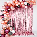 Party závěs rose gold 90 x 250 cm
