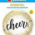 Fóliový balónek Kruh - Cheers! 45cm