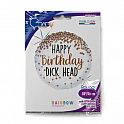 Fóliový balónek HB Dick Head 46cm