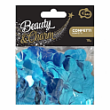 Konfety papírové ,,kolečka" 1.5 cm modrá 18g