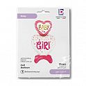 Fóliový balónek samostojící Baby Girl 71cm