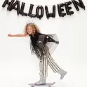 Foliový nápis Halloween - černý