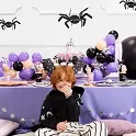 Dekorace závěsná Halloween pavouci 5 ks