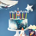 Dortové svíčky Vesmírná raketa 13ks