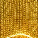 Nafukovací pozadí do fotokoutku zlaté 72 x 143 cm