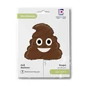 Fóliový balónek Emoji Hovínko 51 x 55 cm
