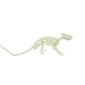 Halloweenská dekorace kostra krysy 20 cm