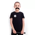 Nalepovací černý knír