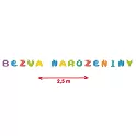 Papírová girlanda Bezva narozeniny