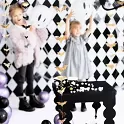 Girlanda "Netopýr" zlatá - 1,5m