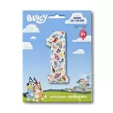 Foliová číslice 1 - Bluey 66 cm