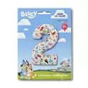 Foliová číslice 2 - Bluey 66 cm