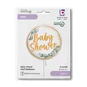 Fóliový balónek Kruh Baby Shower 46 cm