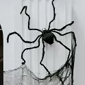 Halloweenská dekorace pavouk 103 x 75 cm