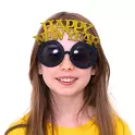Plastové brýle Happy New Year glitrové