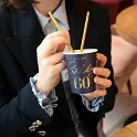 Papírové kelímky 60. narozeniny - Royal blue 6 ks