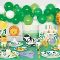 Plastový party ubrus Safari zvířátka 137 x 213 cm