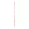 Girlanda srdíčka rosegold 350 cm