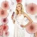 Šerpa Bride to be - bílá s rosegold