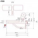 Přídavný sedák se zarážkou HMS LTS25
