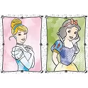 Maluj vodou - omalovánky malé Disney Princezny