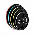 Sada pogumovaných olympijských kotoučů HMS TOG05 2 x 5 kg