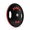 Sada pogumovaných olympijských kotoučů HMS TOG25 2 x 25 kg
