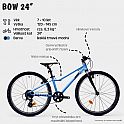 Juniorské ultralehké kolo BOW 24"