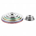 Sada ocelových olympijských kotoučů HMS TOS 2 x 0,25 - 1,25 kg (6 kg)