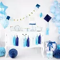 Foliový balonek hvězda Iťs a boy modrý 48 cm