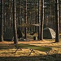 Skládací kempingová postel NILS Camp NC2756 200 cm