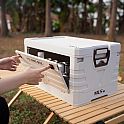 Skládací box s víkem NILS Camp NCB4004 50L šedý