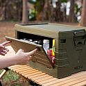 Skládací box s víkem NILS Camp NCB4004 50L zelený