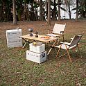 Skládací přepravka NILS Camp NCB4007 s dřevěným víkem 2v1 9L