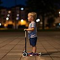 Dětská tříkolová koloběžka NILS Fun HLB1310 s LED černá