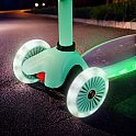 Dětská tříkolová koloběžka NILS Fun HLB1310 s LED fialová