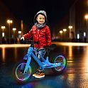 Dětské odrážedlo NILS Fun RB901 s 12" pumpovanými koly a LED modré