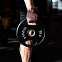 Sada pogumovaných olympijských kotoučů HMS TOG05 2 x 5 kg