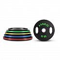 Sada pogumovaných olympijských kotoučů HMS TOG10 2 x 10 kg