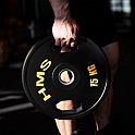 Sada pogumovaných olympijských kotoučů HMS TOG15 2 x 15 kg