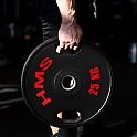 Sada pogumovaných olympijských kotoučů HMS TOG25 2 x 25 kg