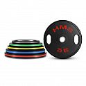 Sada pogumovaných olympijských kotoučů HMS TOG25 2 x 25 kg