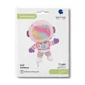 Foliový balonek Vesmír - růžový Astronaut 71 cm