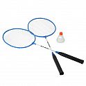 Sada 2 badmintonových raket a nylonové letky NILS NRZ001 modrá